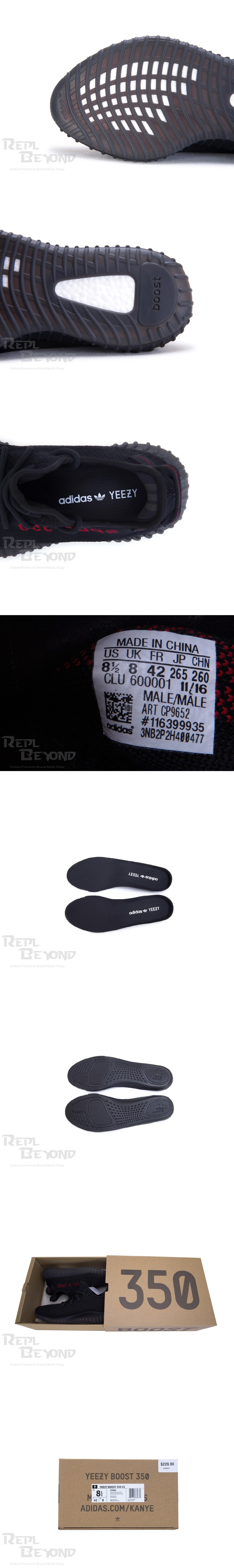 [ADIDAS] 정품급 아디다스 X 카니예웨스트 이지부스트 350v2 브레드 CP9652 남녀공용(PK)
