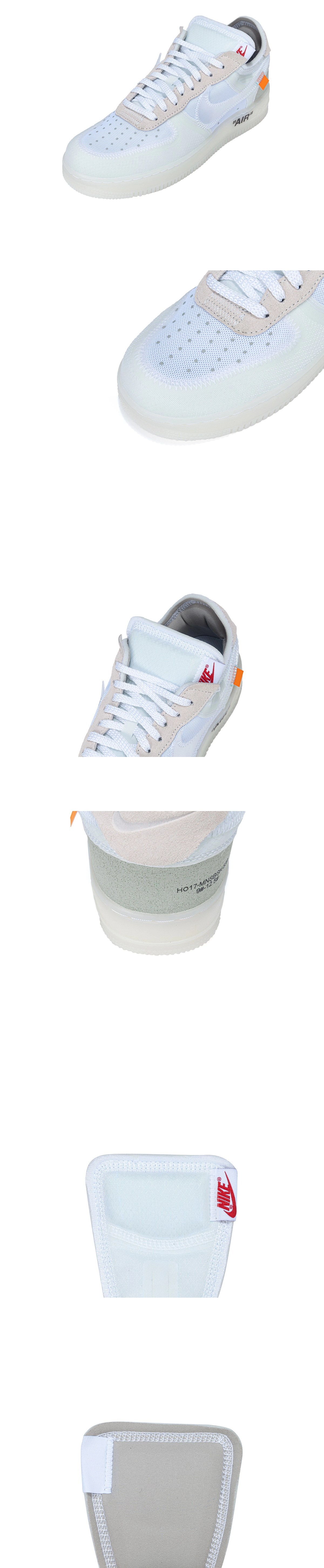 [NIKE] 정품급 나이키 X 오프화이트 에어 포스 로우 THE TEN AO4606-100 남성용