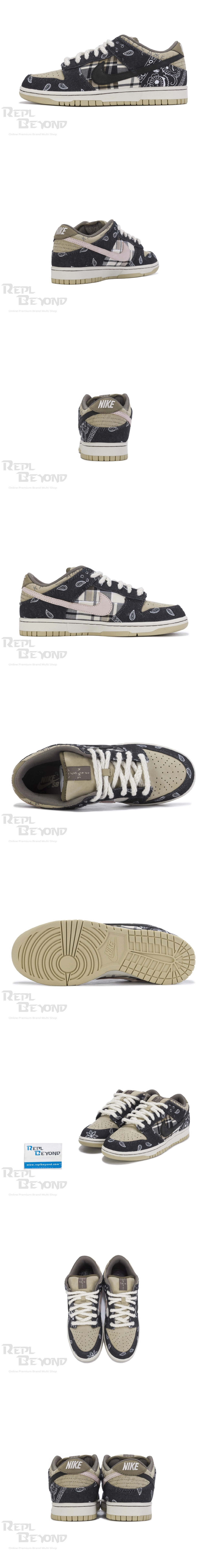 [NIKE] 나이키 X 트래비스 스캇 SB 덩크 로우 CT5053-001 (PK God 뉴팩토리)