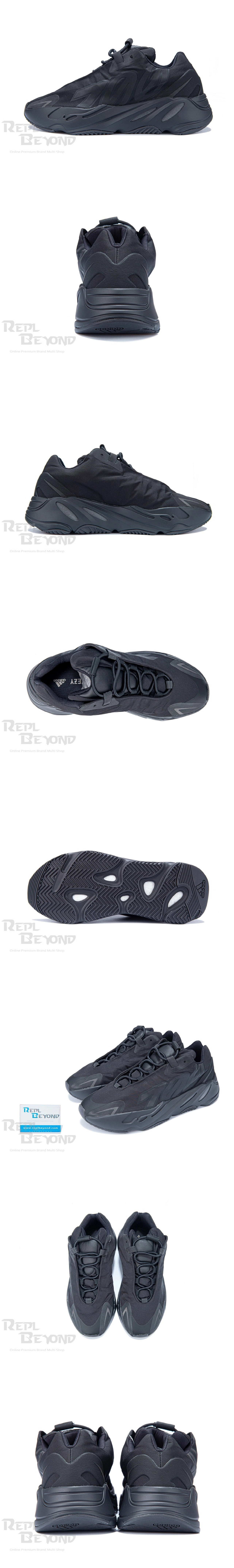 [ADIDAS] 아디다스 X 카니예웨스트 이지부스트 700 MNVN 트리플블랙 FV4440 (PK god)