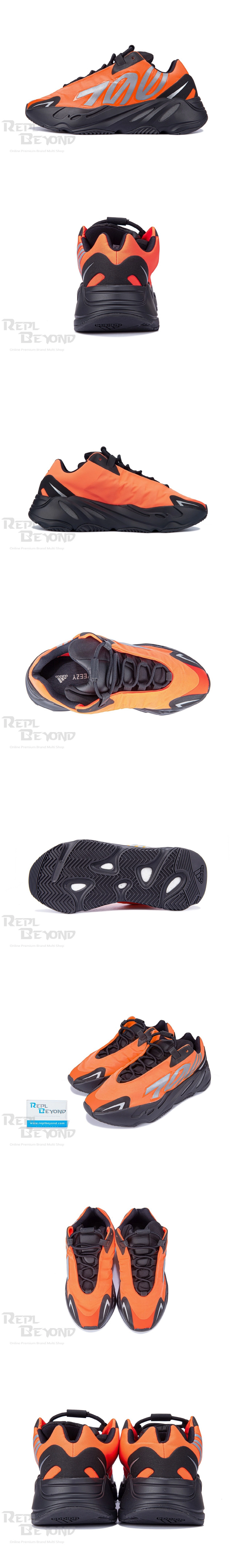 [ADIDAS] 아디다스 X 카니예웨스트 이지부스트 700 MNVN 오렌지 FV3258 (PK god)