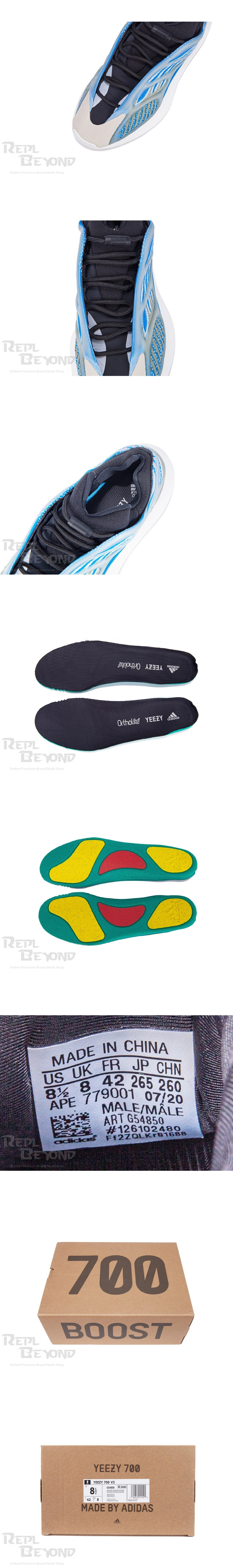 [ADIDAS] 아디다스 X 카니예웨스트 이지부스트 700 V3 아자레스 G54850 (PK god)