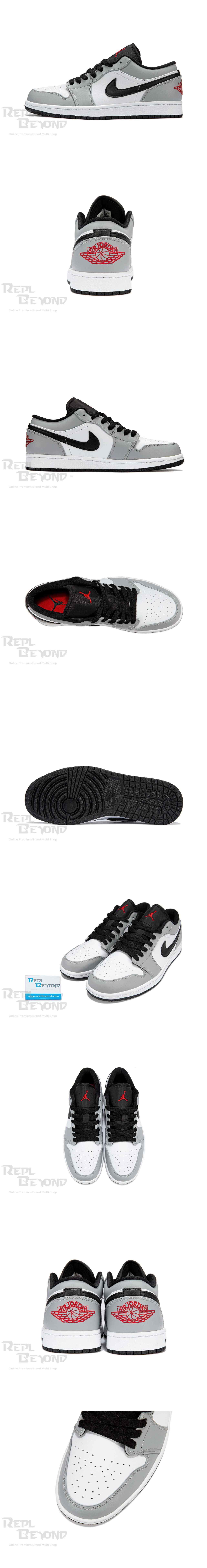 [AIR JORDAN] 에어조던1 로우 스모크 그레이 553558-030 남성용 (D9)