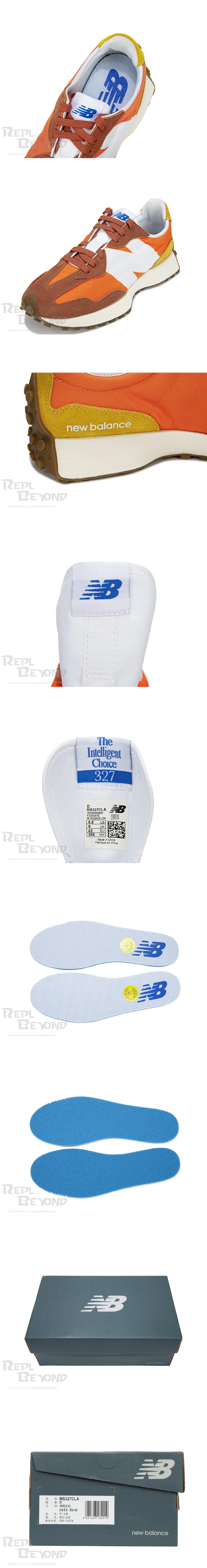 [New Balance] 뉴발란스 327 오렌지 주황 옐로우 MS327CLA 남녀공용