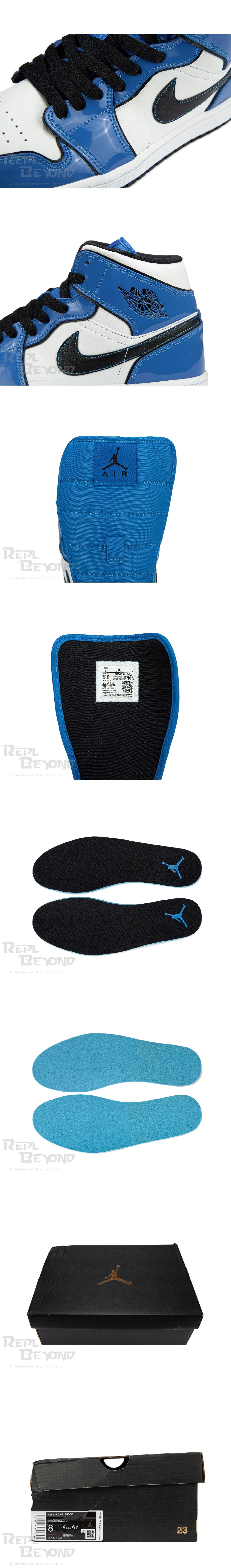 [AIR JORDAN] 에어조던1 미드 시그널 블루 DD6834-402 (D9)