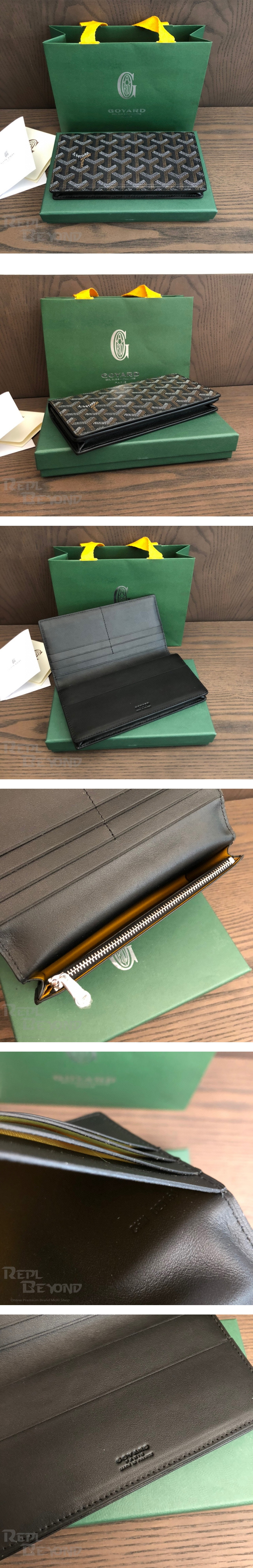 [[GOYARD] 고야드 리슐리우 장지갑 블랙