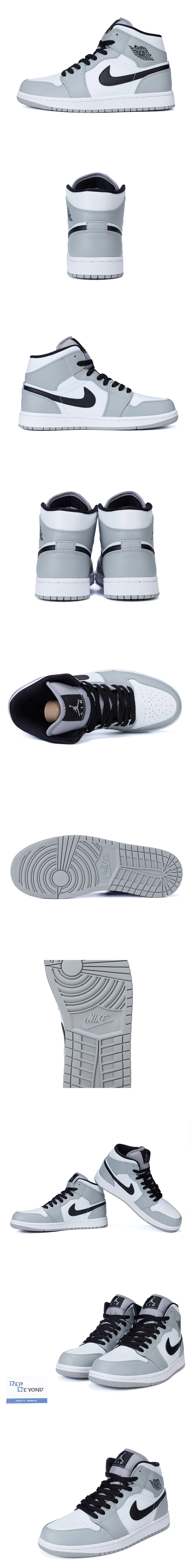 [AIR JORDAN] 에어조던1 미드 스모크 그레이 554724-092 남성용