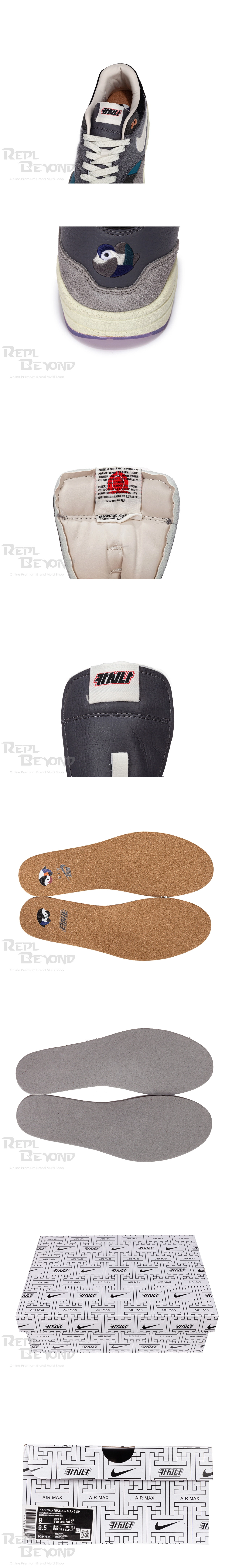 [NIKE] 정품급 나이키 X 카시나 에어맥스 1 원앙 DQ8475-001 파티클 그레이 남녀공용 (PK)
