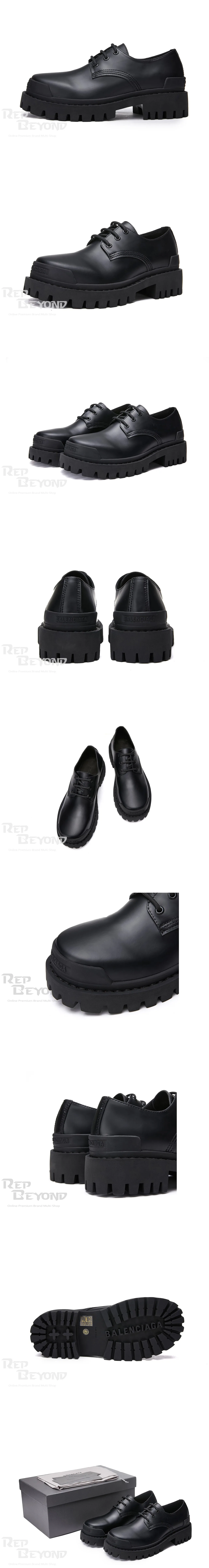 [BALENCIAGA] 정품급 발렌시아가 STRIKE LACE-UP(스트라이크 레이스업) 더비 슈즈 남성용 (CC)