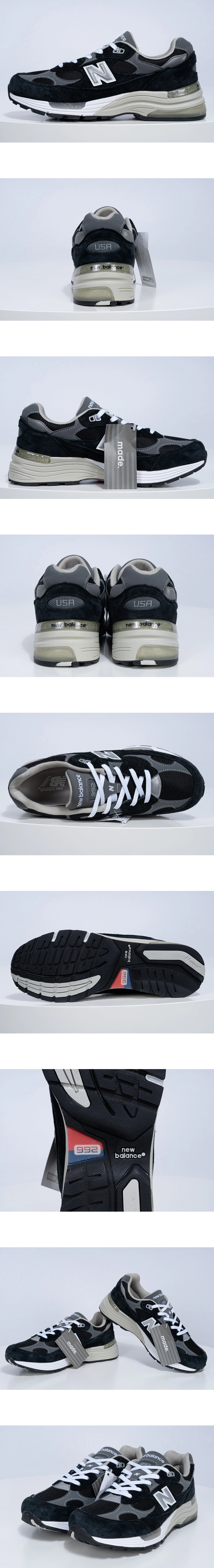 [New Balance] 뉴발란스 992 블랙 그레이 M992EB 남녀공용 (ZH)