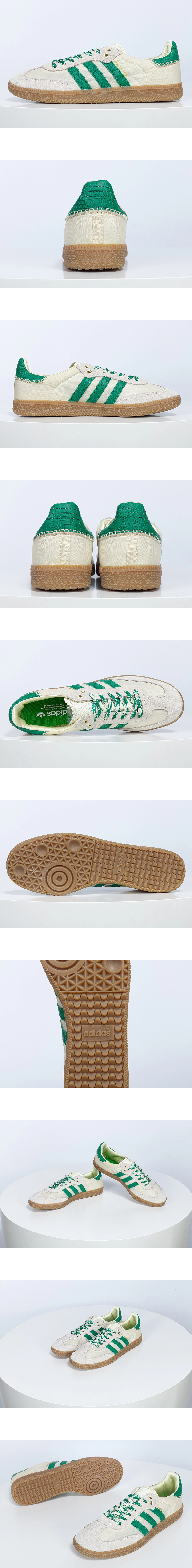 [ADIDAS] 아디다스 x 웨일스 보너 삼바 크림 그린 GY4344 남녀공용 (G5)