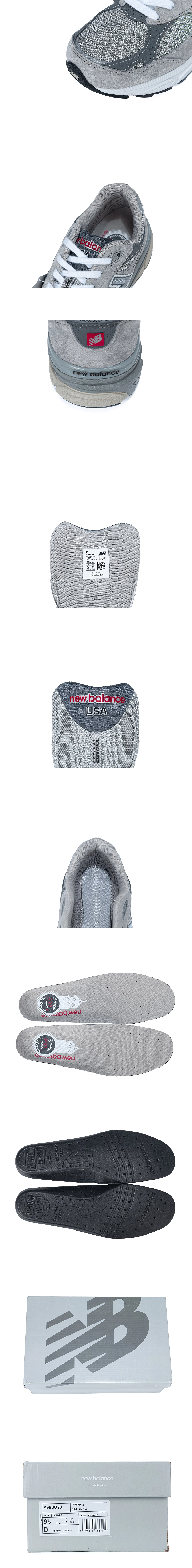 [New Balance] 뉴발란스 990v3 그레이 M990GY3 남녀공용 (OG)