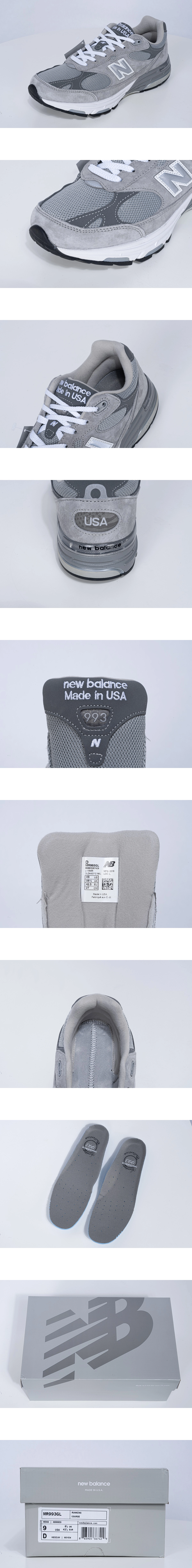 [New Balance] 뉴발란스 993 그레이 MR993GL 남녀공용 (ZH)