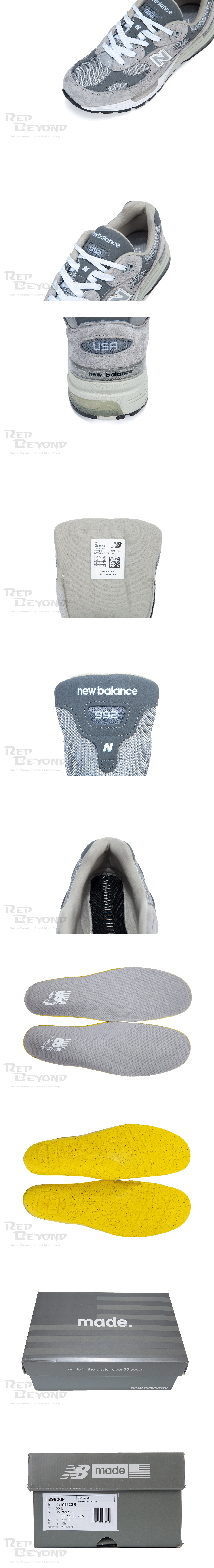 [New Balance] 뉴발란스 992 그레이 M992GR 남녀공용