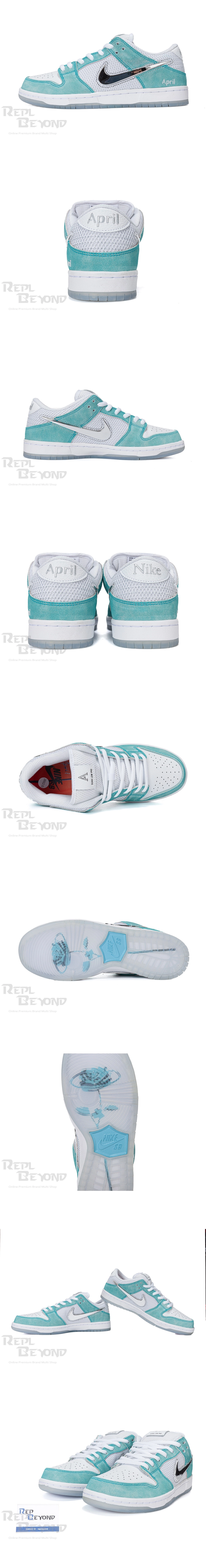 [NIKE] 나이키 x 에이프릴 스케이드보드 SB 덩크 로우 FD2562-400 남녀공용 (OG)