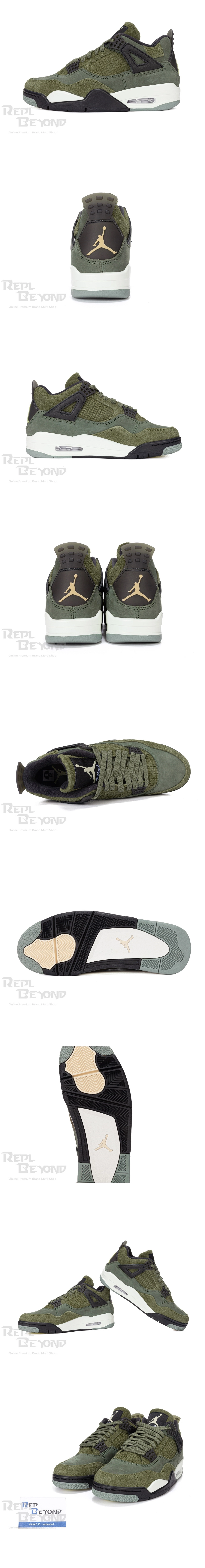 [AIR JORDAN] 에어조던 4 레트로 SE 크래프트 미디엄 올리브 FB9927-200 남성용 (OG)