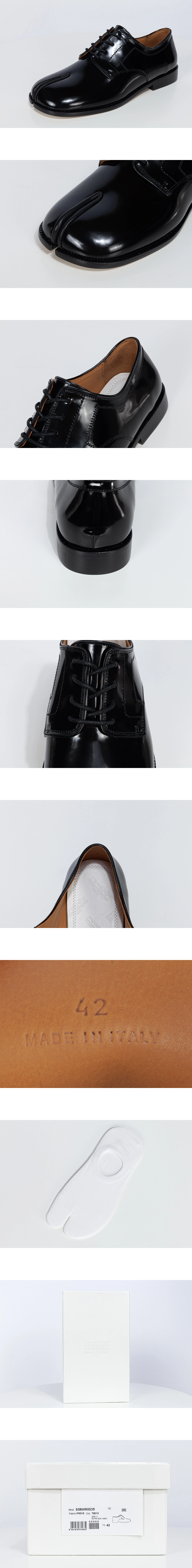 [Maison Margiela] 마르지엘라타비 유광 래더 더비슈즈 남녀공용 (CC)