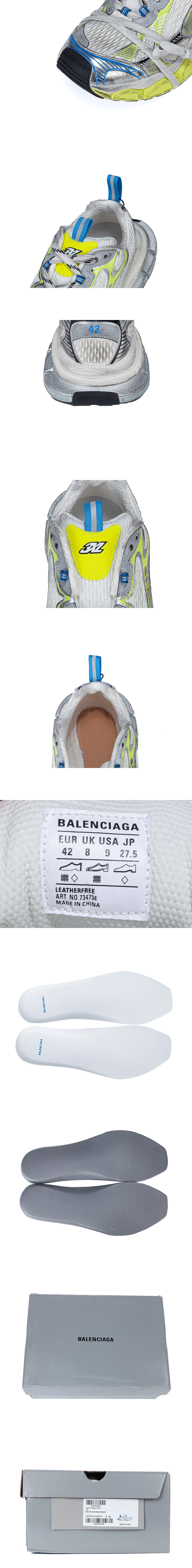 [BALENCIAGA] 발렌시아가 3XL 화이트/옐로우/블루 남녀공용 (CZ)