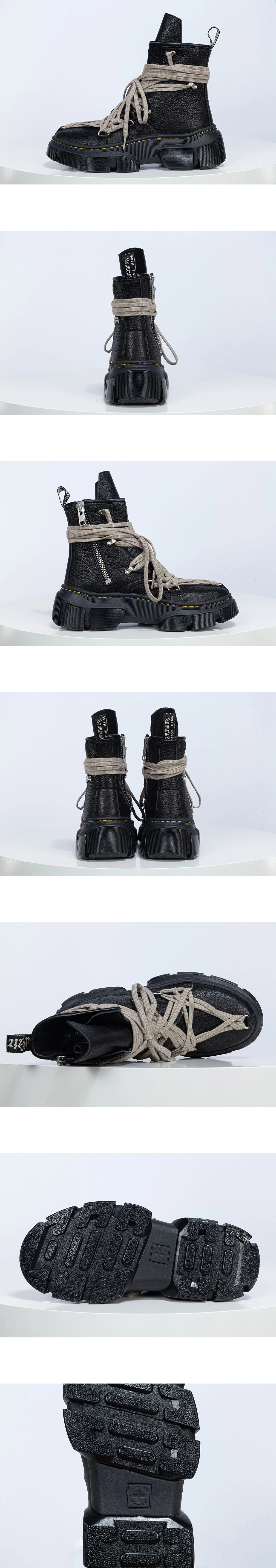 [Rick Owens] 릭 오웬스 닥터 마틴스 1460 DMXL 메가 레이스 부츠 남성용 (PD)