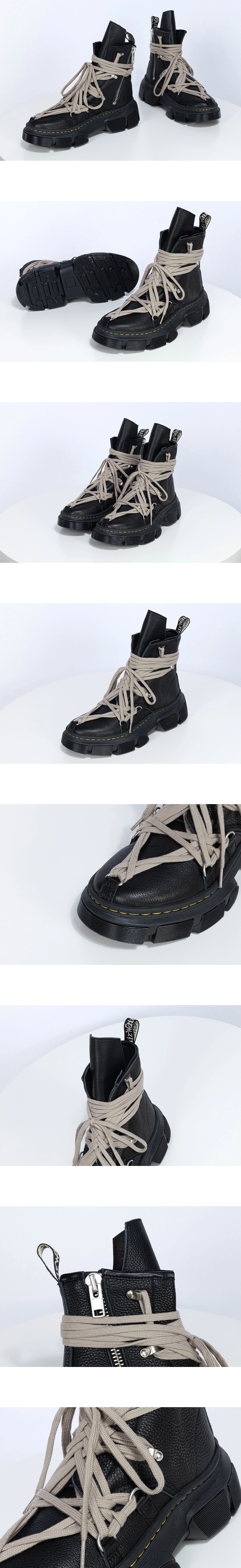 [Rick Owens] 릭 오웬스 닥터 마틴스 1460 DMXL 메가 레이스 부츠 남성용 (PD)