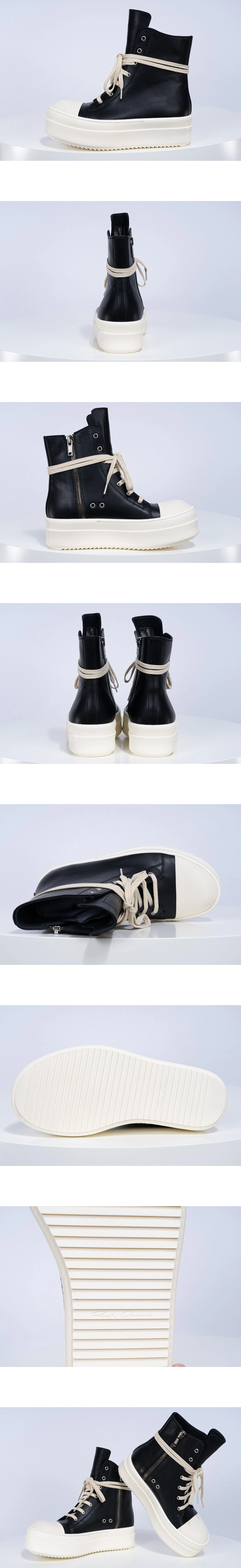 [RICK OWENS] 릭 오웬스 메가 범퍼 가죽 스니커즈 남녀공용 (EG)