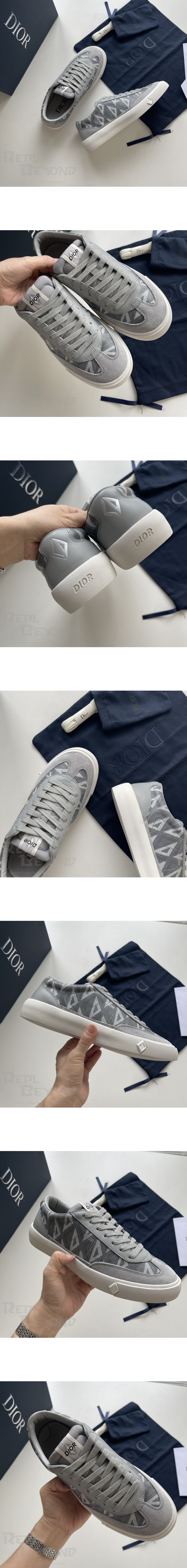 [DIOR] 디올 B101 스니커즈 그레이 3SN285ZPP_H868 남성용