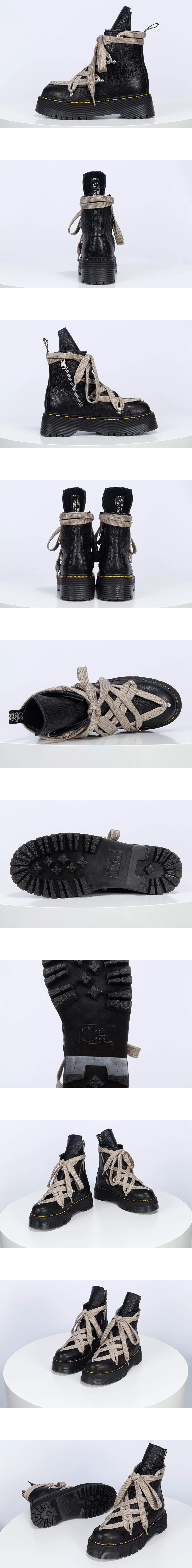 [Rick Owens] 릭오웬스 X 닥터마틴 1460 레이스업 부츠 남녀공용(EG)