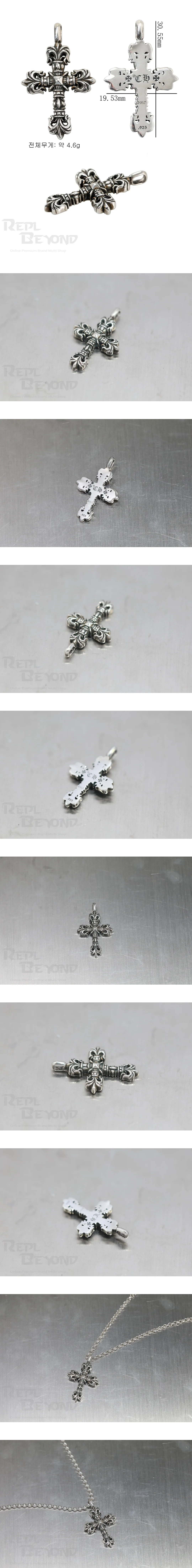 [CHROME HEARTS] 크롬하츠 필리그리 베일 팬던트 L31mm