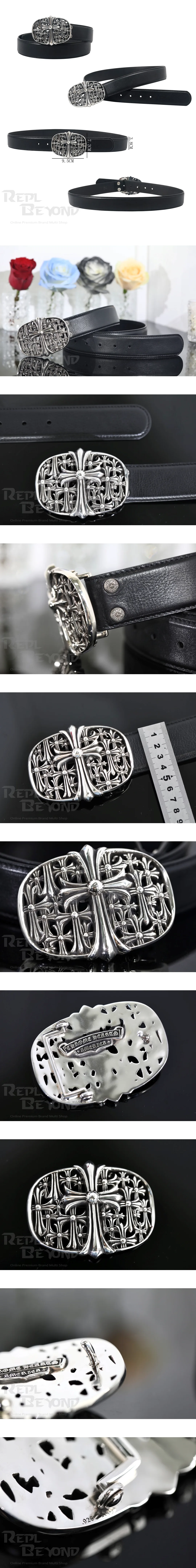 [CHROME HEARTS] 그롬하츠 세메터리 크로스 벨트