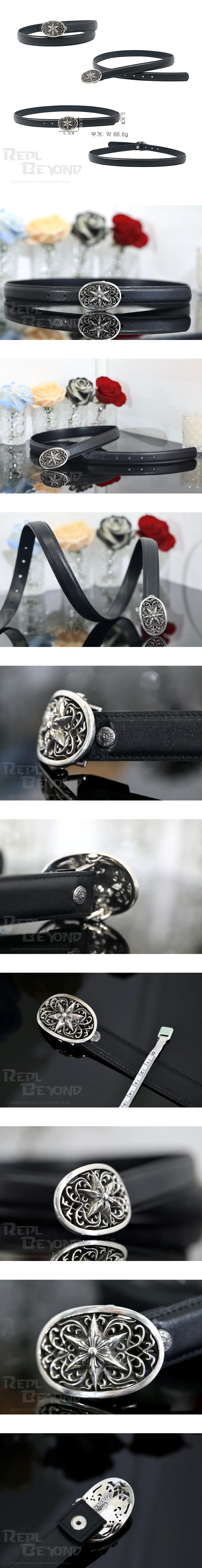 [CHROME HEARTS] 그롬하츠 타이니스타 버클 벨트