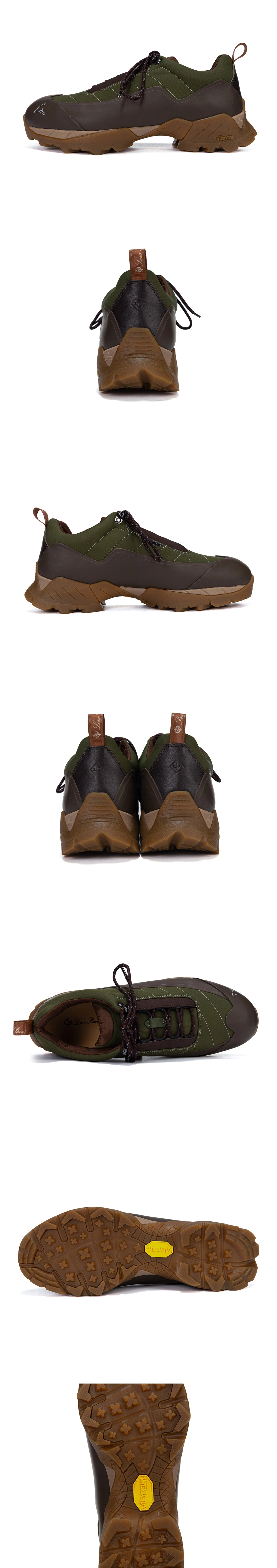 [LORO PIANA] 로로피아나 카타리나 스니커즈 카키 FAO0840_5J26 남성용