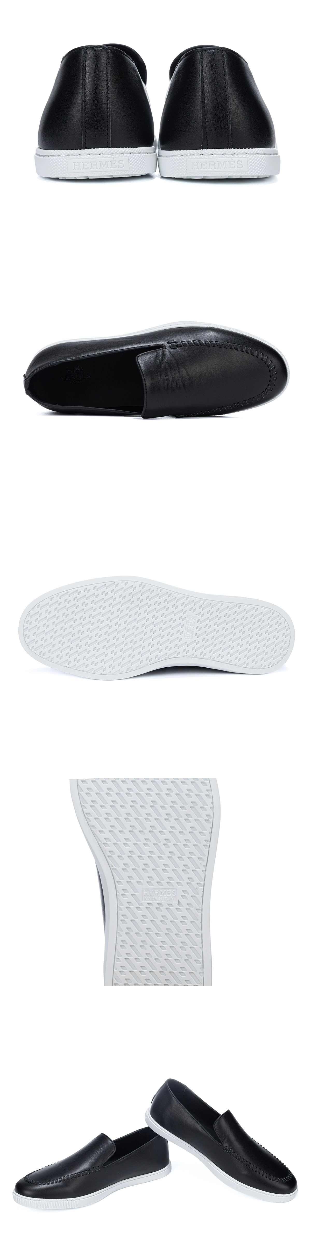 [Hermes] 에르메스 줄리안 로퍼 블랙 H242983ZA01420 남녀공용 (XY)