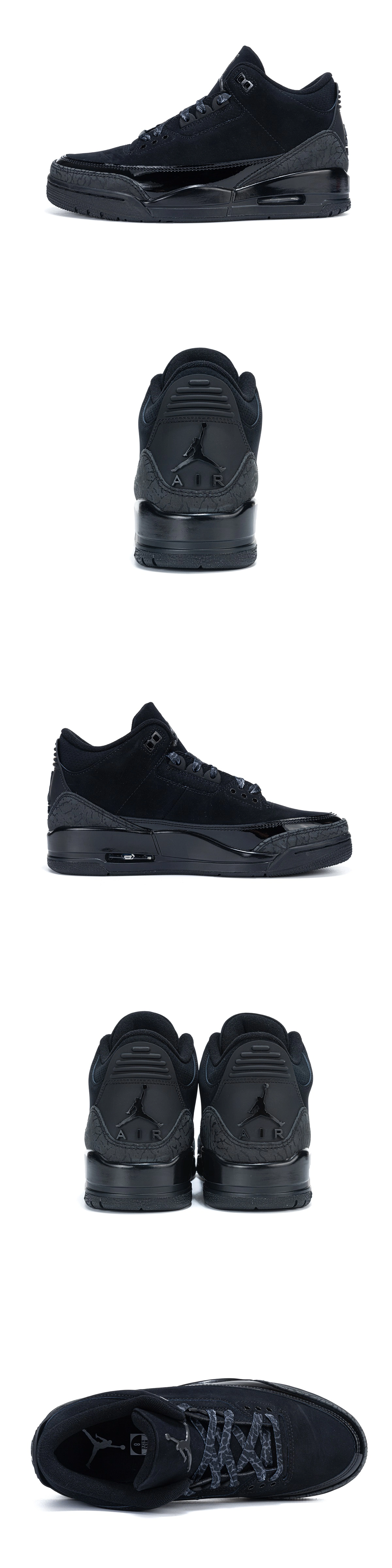 [AIR JORDAN] 에어조던3 레트로 블랙 캣 136064-002 남성용 (OG)