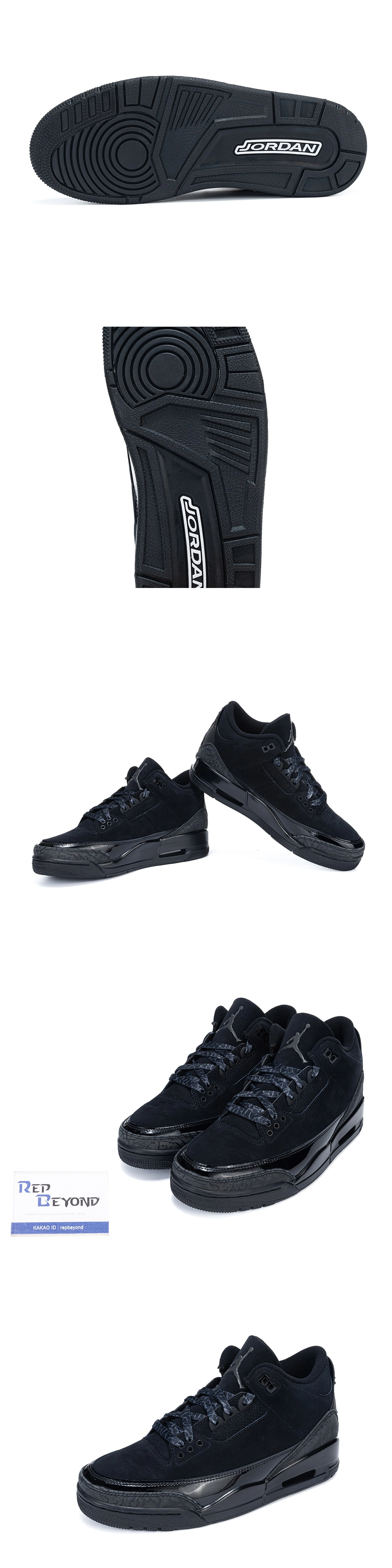[AIR JORDAN] 에어조던3 레트로 블랙 캣 136064-002 남성용 (OG)