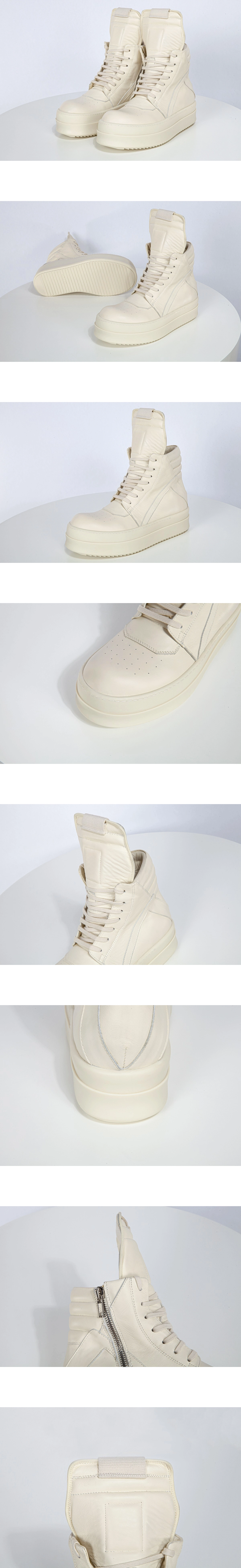 [Rick Owens] 릭 오웬스 콩코디언 메가 범퍼 지오바스켓 스니커즈 라이트핑크 남녀공용(EG)