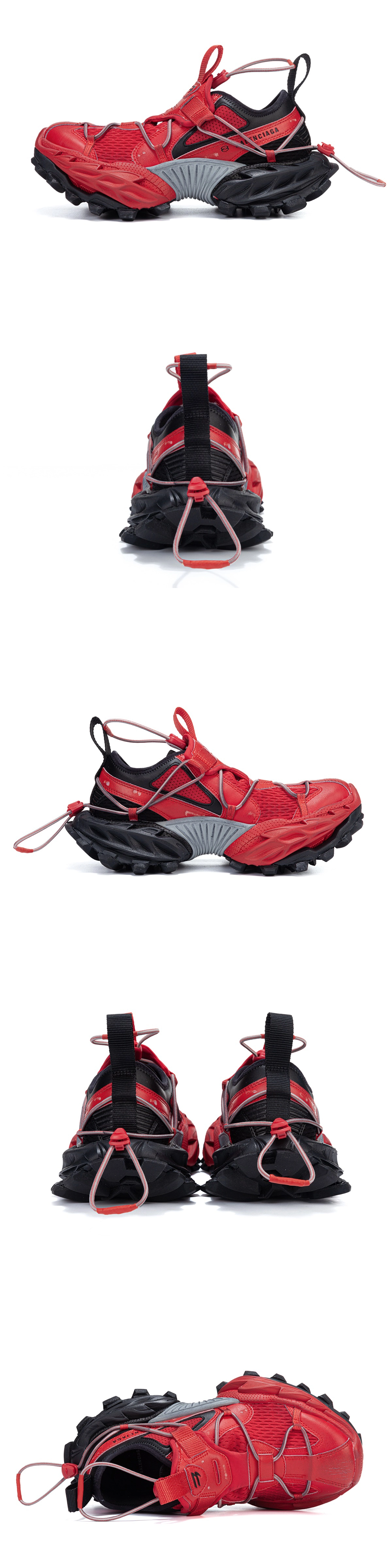 [BALENCIAGA] 발렌시아가 하이크 스니커즈 레드/블랙 804921WHIKE6010 남녀공용 (ZH)