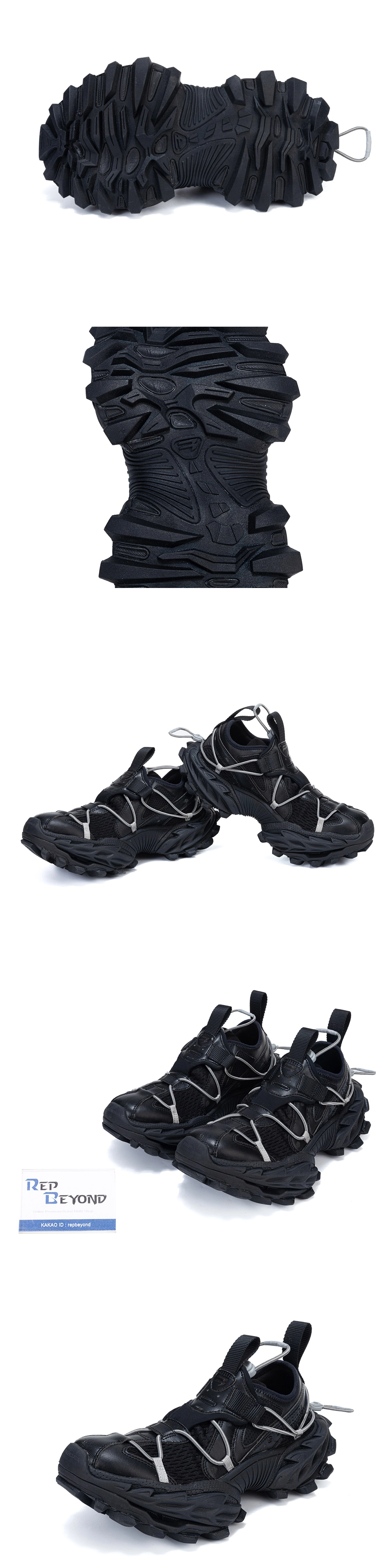 [BALENCIAGA] 발렌시아가 하이크 스니커즈 블랙 804921WHIKE1000 남녀공용 (ZH)