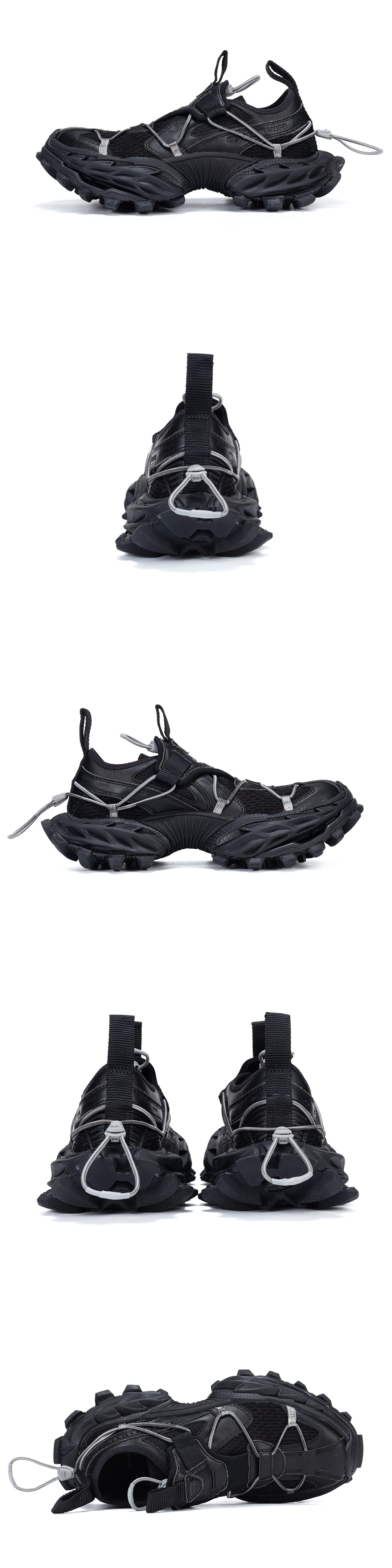 [BALENCIAGA] 발렌시아가 하이크 스니커즈 블랙 804921WHIKE1000 남녀공용(AB)