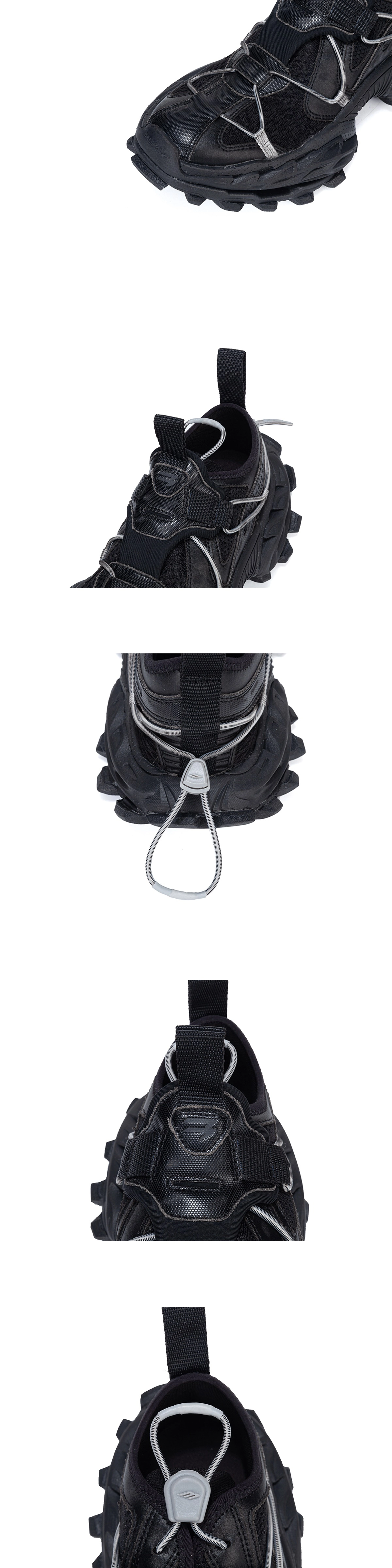 [BALENCIAGA] 발렌시아가 하이크 스니커즈 블랙 804921WHIKE1000 남녀공용(AB)