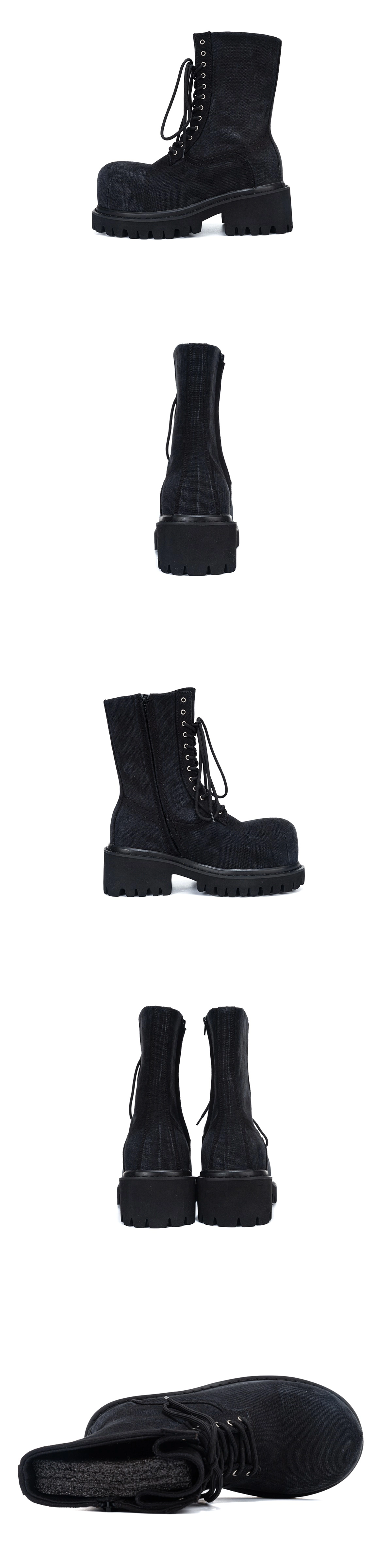 [BALENCIAGA] 발렌시아가 스톰퍼 부츠 블랙 805889W2H111000 남성용