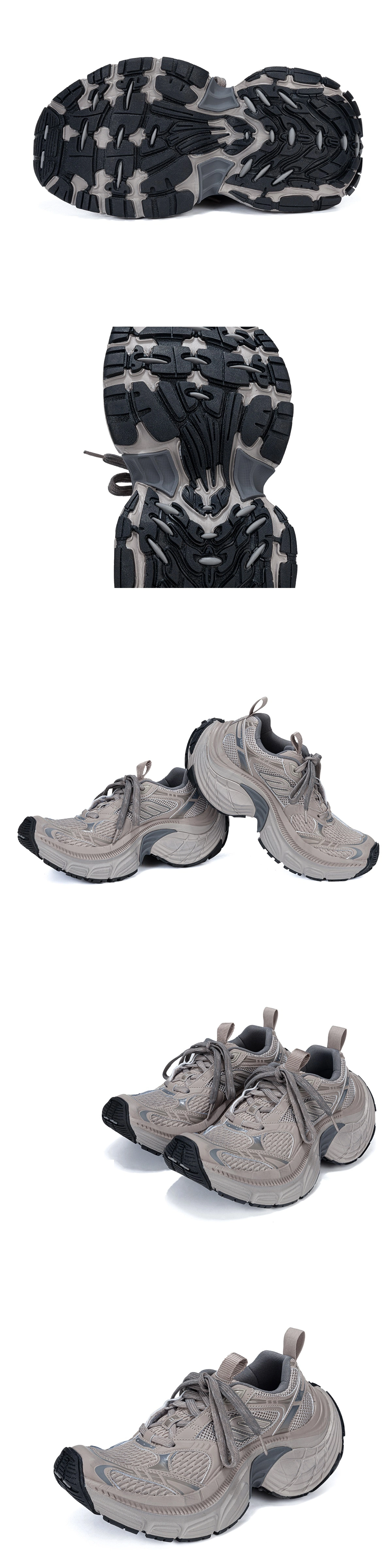 [BALENCIAGA] 발렌시아가 6XL 스니커즈 토프 그레이 815859W2MV22211 남녀공용 (ZH)