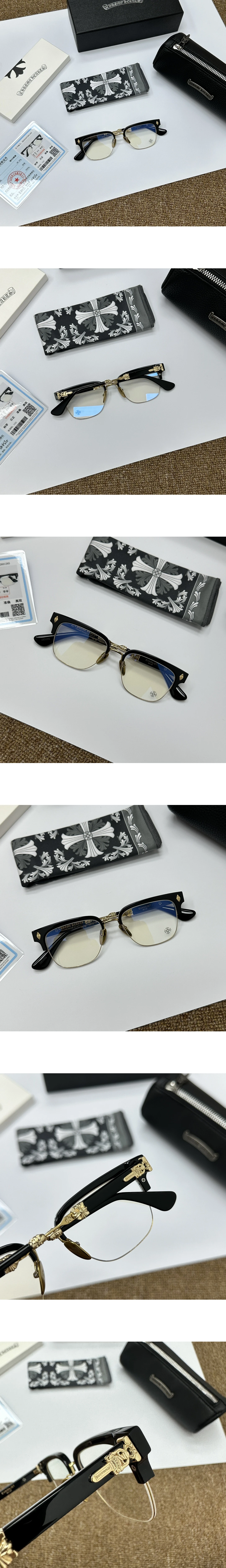 [CHROME HEARTS] 크롬하츠 EVAGILIS 안경테 남녀공용