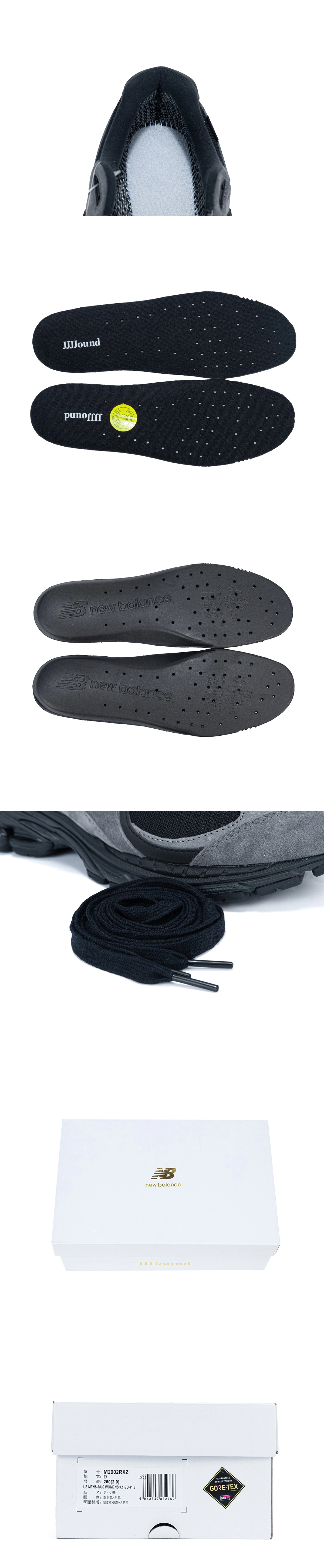 [NEW BALANCE] 뉴발란스 x JJJ자운드 2002R 고어텍스 차콜 M2002RXZ 남녀공용 (ZH)
