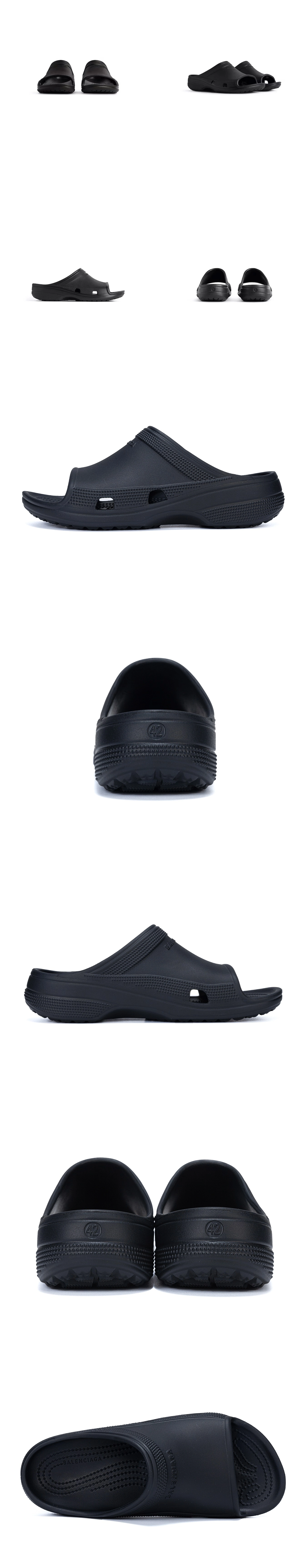 [BALENCIAGA] 발렌시아가x 크록스 슬라이드 샌들 793445W1S8E1000 남녀공용