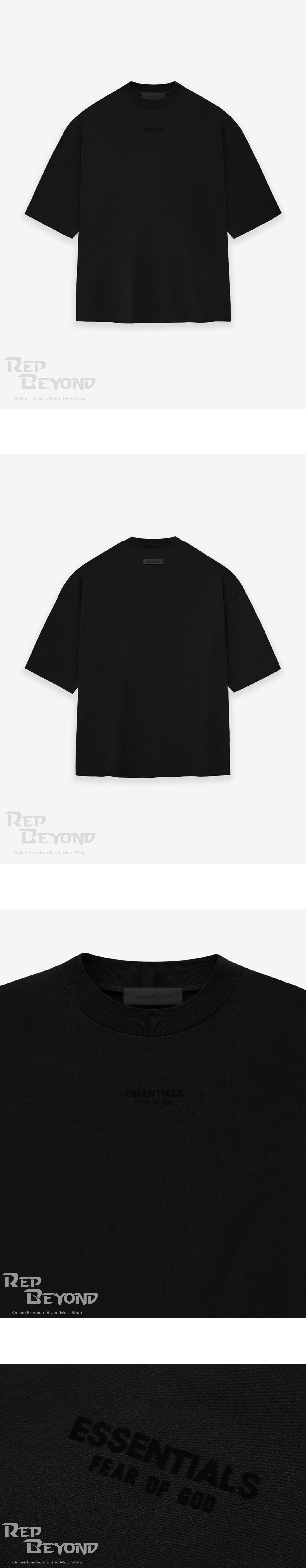 [FEAR OF GOD] 남성 피어오브갓 에센셜 FOG 로고 크루넥 티셔츠
