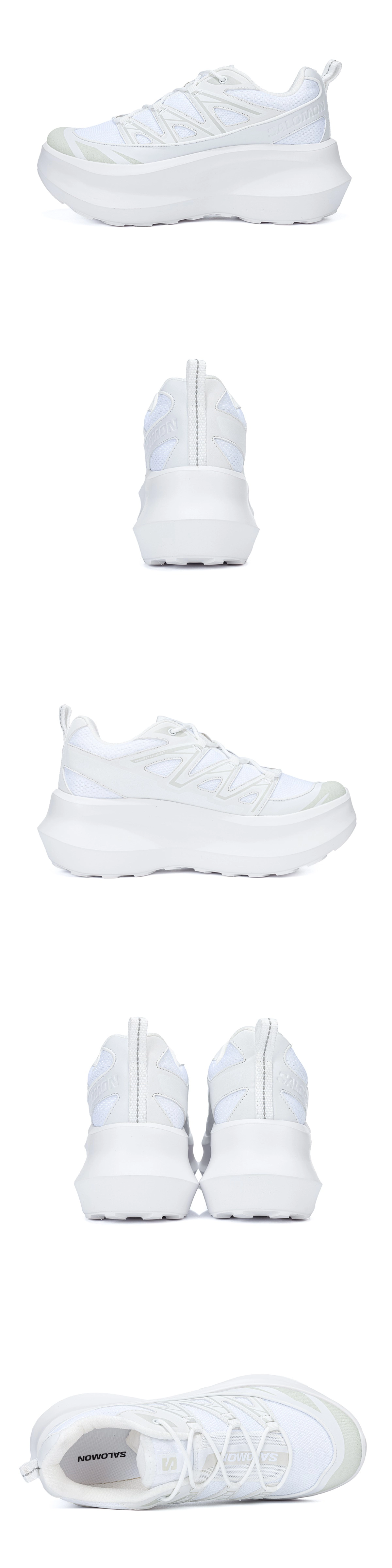 [Salomon] 살로몬 x 꼼데 가르송 XT-6 익스팬스 플랫폼 화이트 L47774800 여성용
