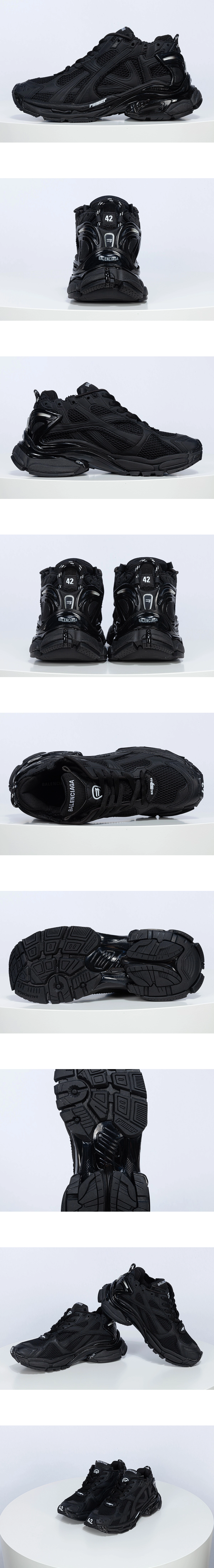 [BALENCIAGA] 발렌시아가 러너 스니커즈 블랙 772774W3RBT1000 남녀공용 (ZH)