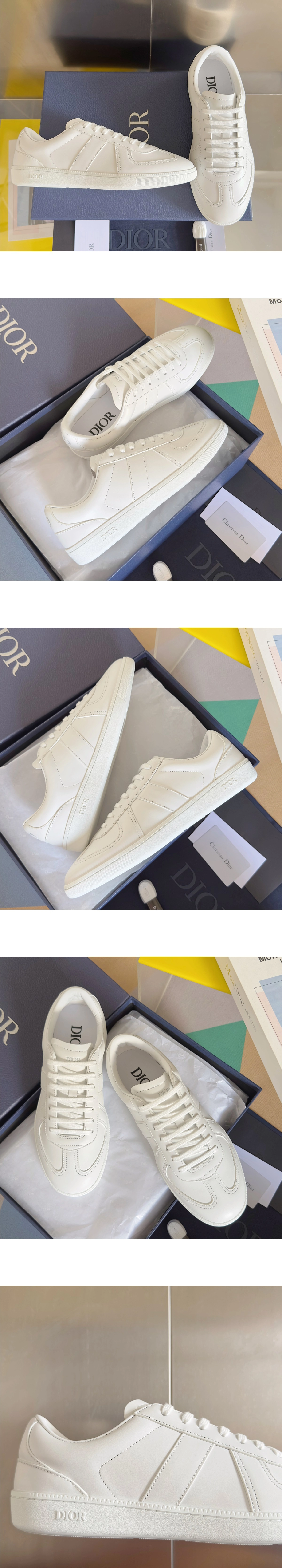 [DIOR] 디올 B01 Matchpoint 스니커즈 화이트 3SN328ZQR_H000 남녀공용