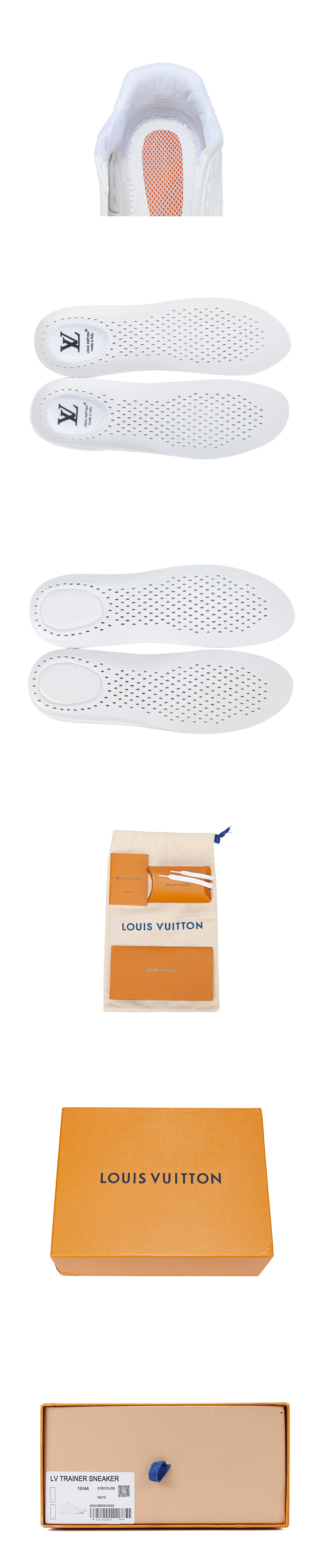 [LOUIS VUITTON] 루이비통 트레이너 스니커즈 화이트 1AHTJQ 남성용