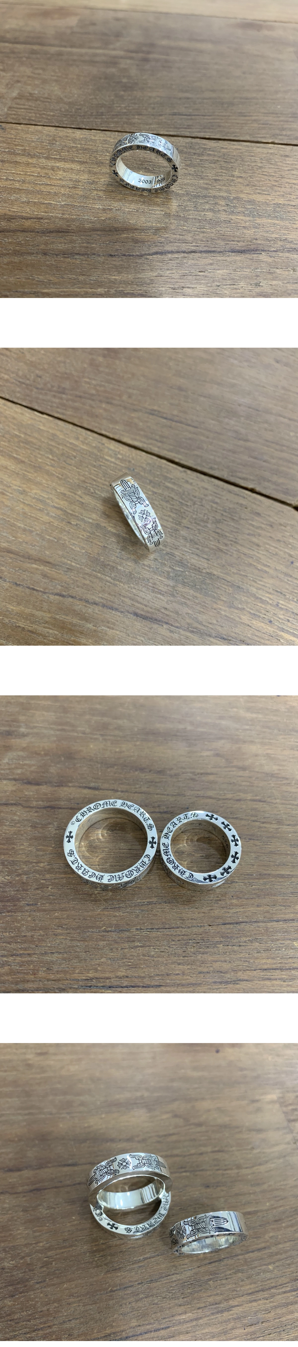 [Chrome Hearts] 크롬하츠 크로스 대거 카브 반지